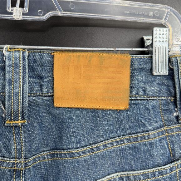 Icon Moto Victory Pant Button Fly Jeans Men's Size 32 Blue Wash - Picture 6 of 10